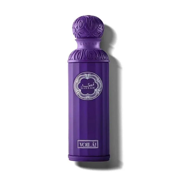 Gissah Voila Parfum 200 ml – Parfum floral ambré musqué pour femme, flacon élégant de luxe